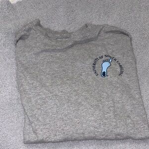 Gray University of North Carolina Long Sleeve T-Shirt